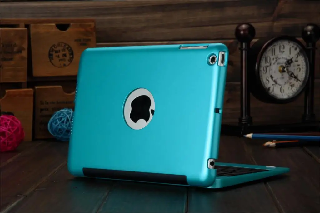 Для iPad Mini 1/2/3 чехол с 7 цветами с Подсветкой Bluetooth клавиатура для iPad Mini 1 Mini 2 Mini 3 откидная подставка планшет клавиатура чехол