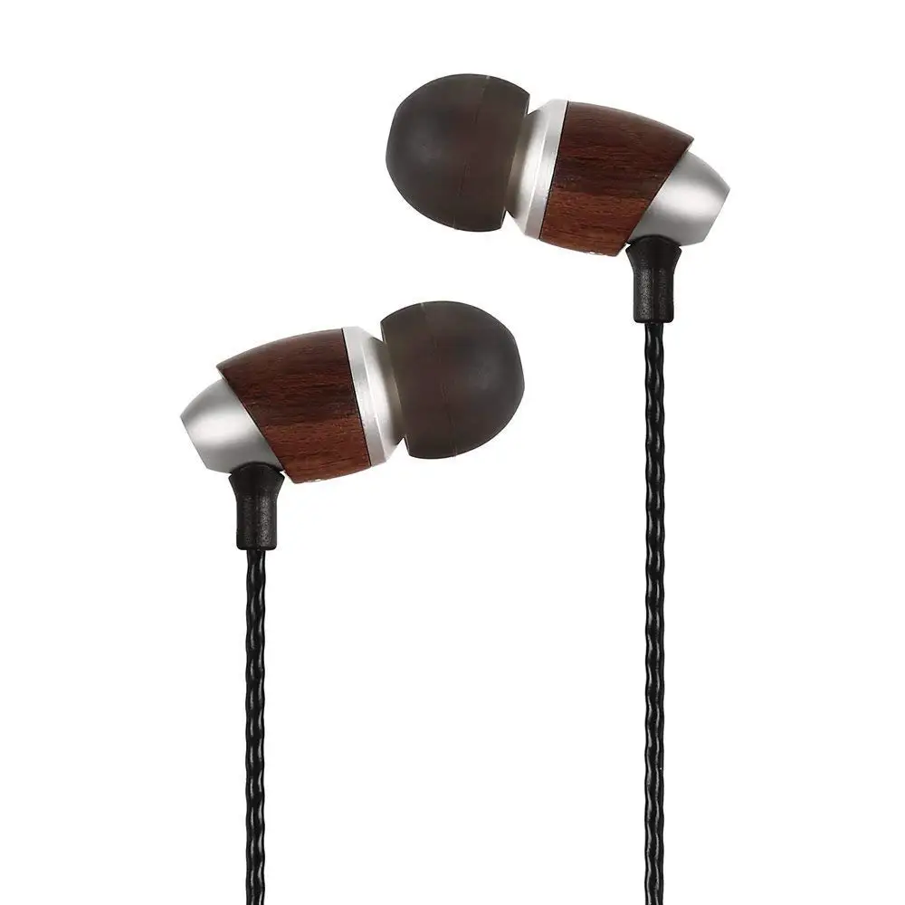 SIVGA M001 деревянные поршневые наушники-вкладыши спортивные наушники HiFi стерео
