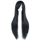 Soowee 24 цвета 80 см длинные прямые женские термостойкие синтетические волосы натуральный черный серый косплей парик