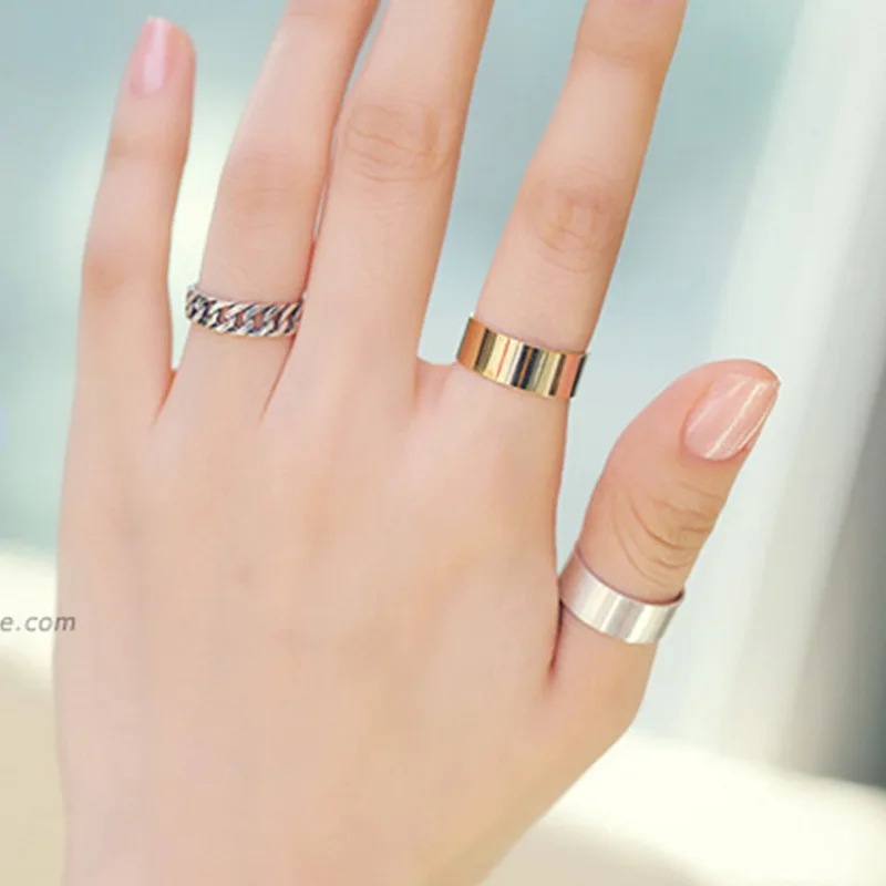 Женский комплект колец с резьбой в стиле ретро|foot ring|fashion rings womenring women |