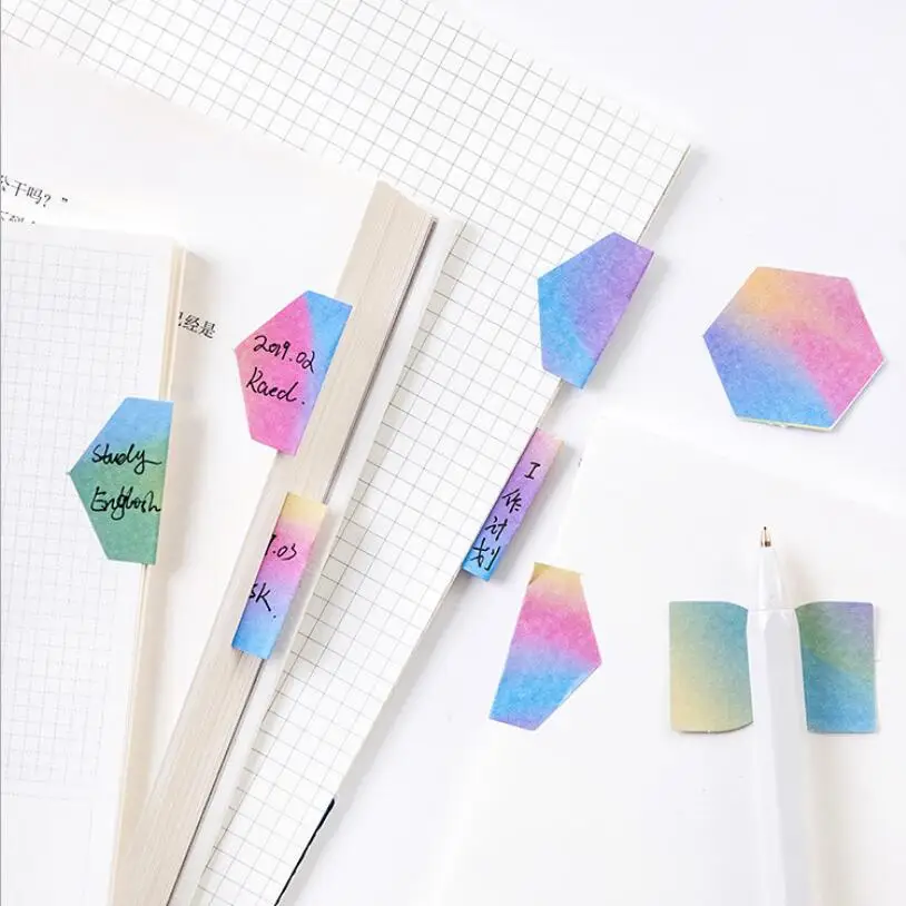 45 листов/партия милые бумажные стикеры с флагами вкладки для нот планер наклейки