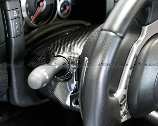 

Car-styling For Nissan R35 GTR Carbon Fiber Steering Column Surround Trim Set 4pcs LHD