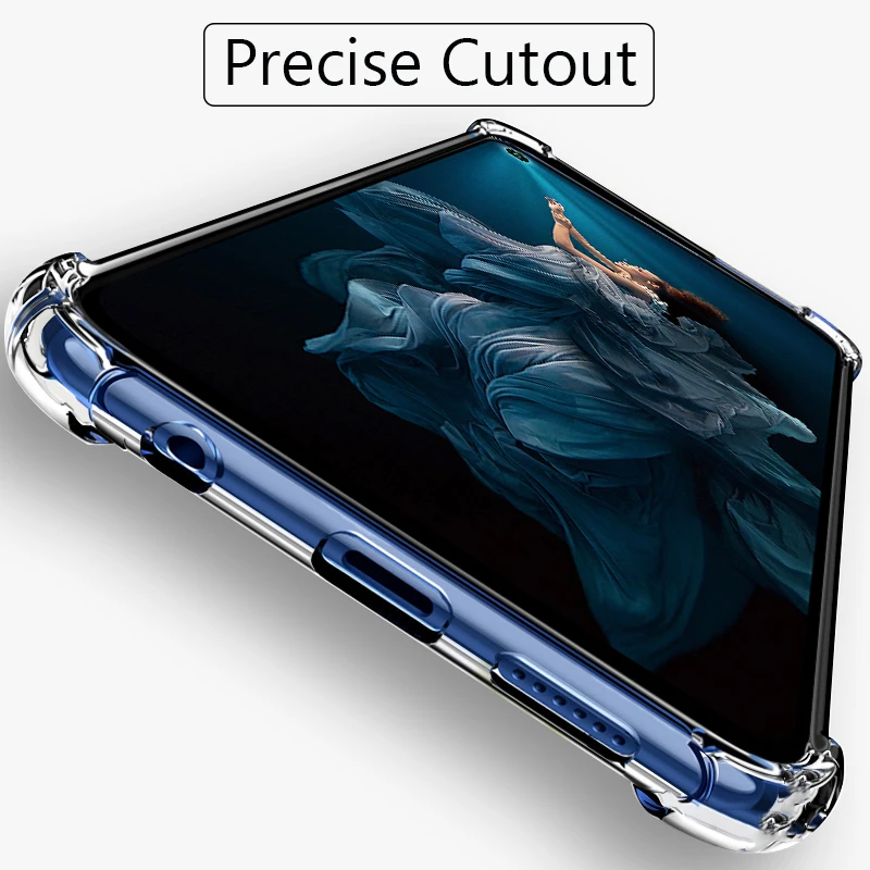 KEYSION противоударный чехол для Huawei Honor 20 Pro защита подушка безопасности мягкий ТПУ