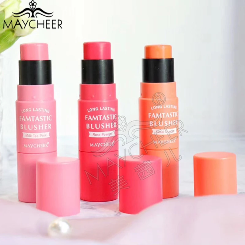 3 цвета палитра румян пудра для лица Румяна румяна макияж Сейлор Мун увлажняющие