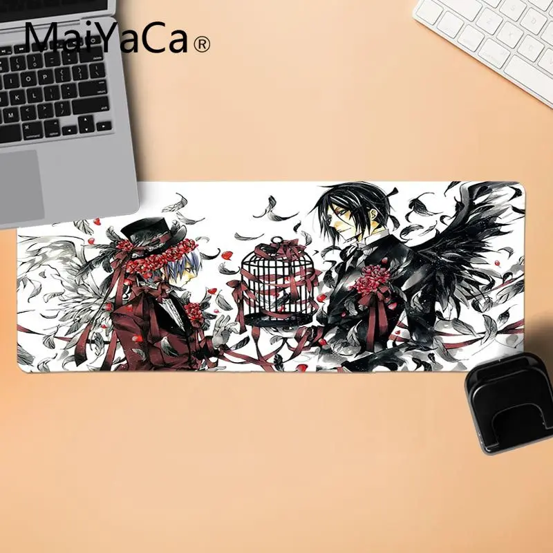 Прочный Коврик для мыши MaiYaCa с японским аниме Черный Дворецкий Kuroshitsuji коврик