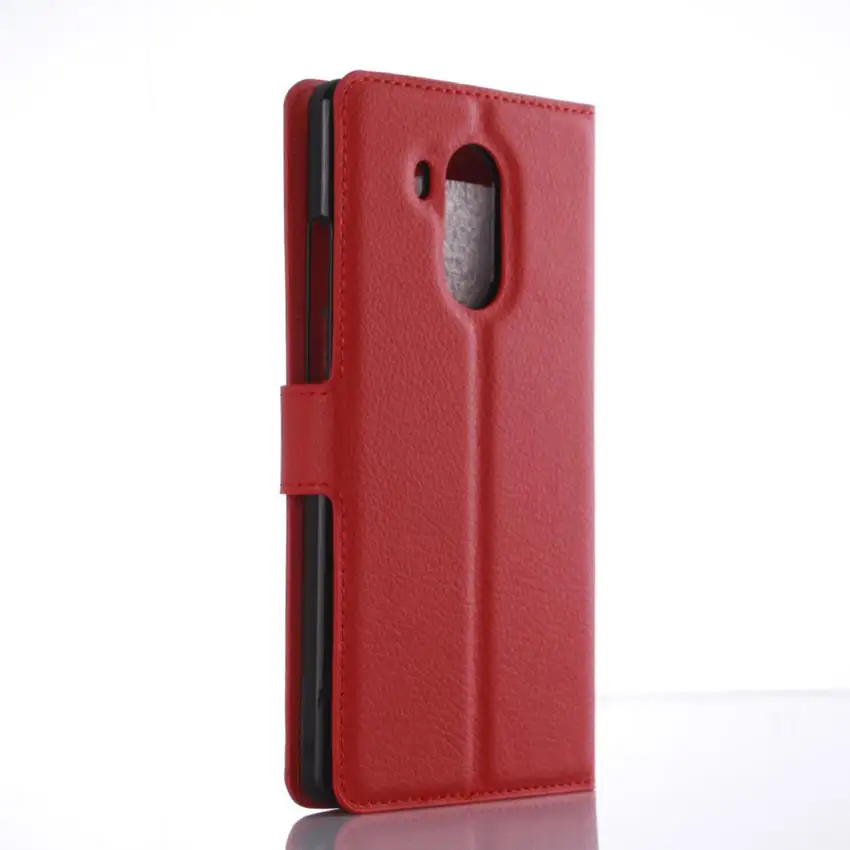 Кожаный чехол бумажник с откидной крышкой для Huawei Mate 8 Ascend Mate8 подставкой и