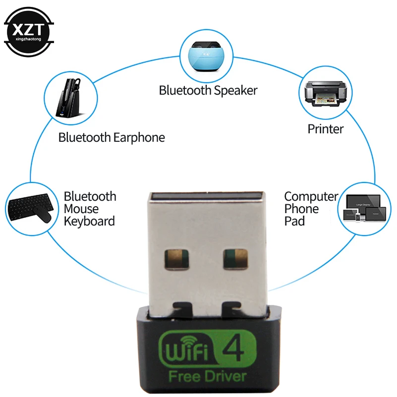 Сетевая карта USB Wifi адаптер Lan 150 600 Мбит/с Бесплатная антенна-Драйвер AC приемник ПК