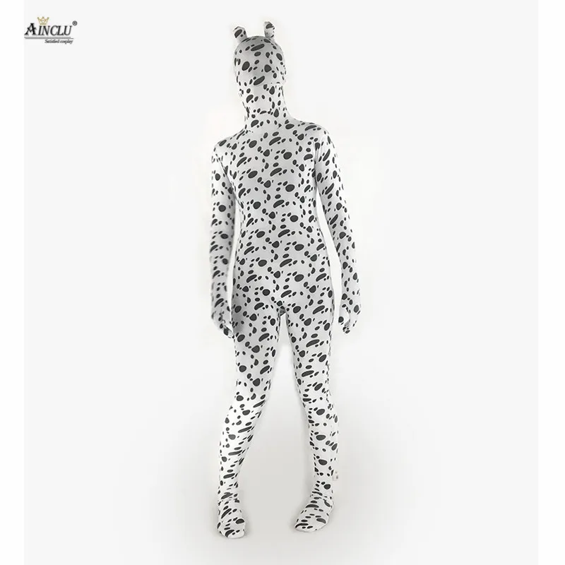 Ainclu Бесплатная доставка женский костюм Zentai из спандекса в виде животных