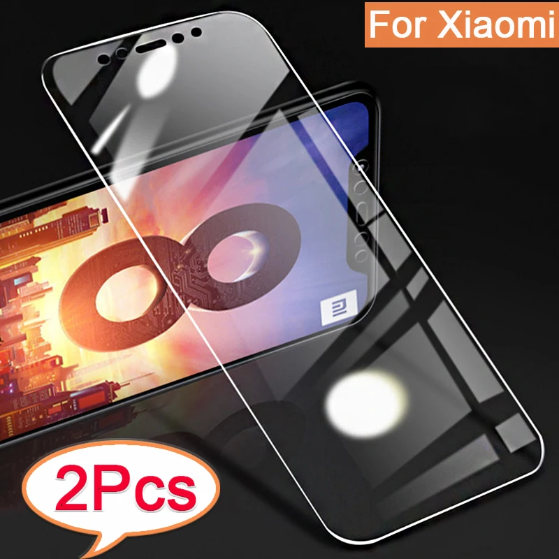 2 шт Стекло для xiaomi mi 8 8 lite закаленное стекло Защита экрана Защита на Ksio mi для xiaomi mi 8 8 lite защитное стекло 9h