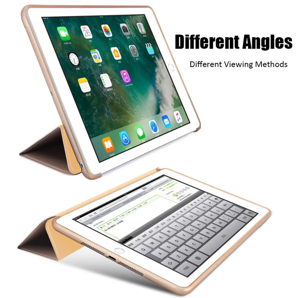 Чехол для iPad 9 7 2017 2018 AIYOPEEN умный чехол-подставка из искусственной кожи чехол A1822