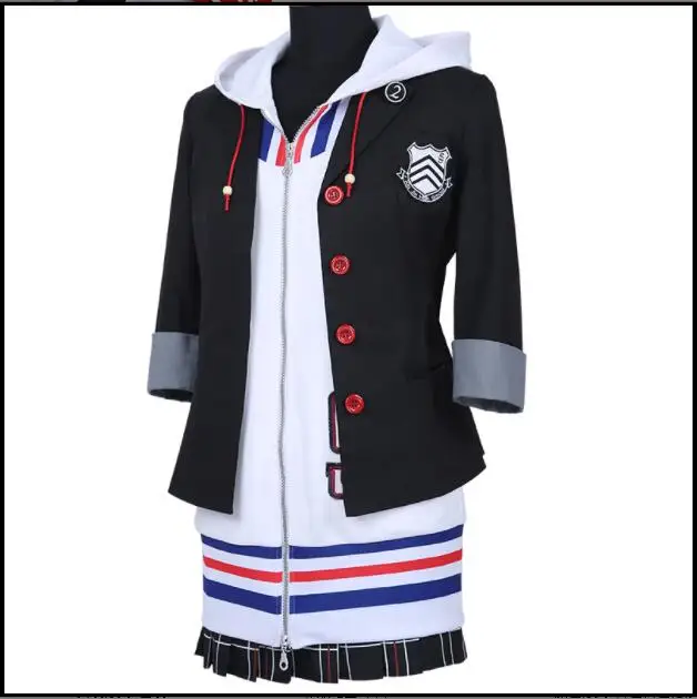 Аниме Persona 5 косплей Anne Takamaki Cos Custome для японской школьной формы карнавальный