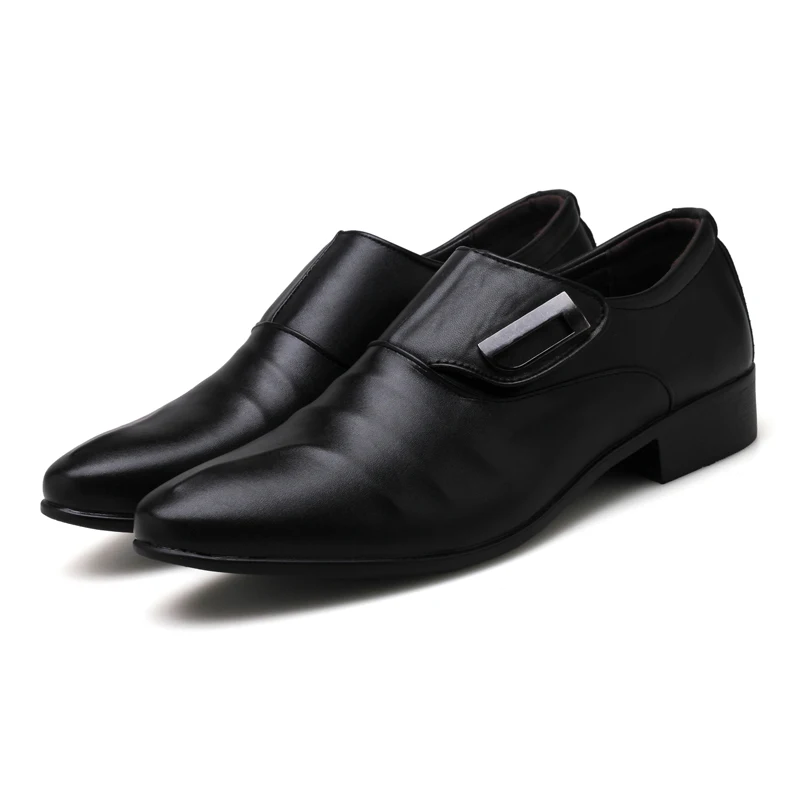 2001Black Мужские модельные туфли в деловом стиле из натуральной кожи; Роскошные модные нарядные туфли для мужчин; повседневные мужские туфли на плоской подошве; дышащая обувь на молнии; Новинка года - Цвет: 2001Black