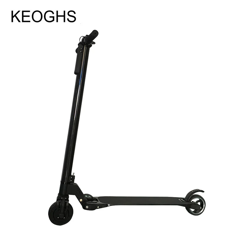 Электрический скутер из углеродного волокна 250 Вт для взрослых складной 2-х