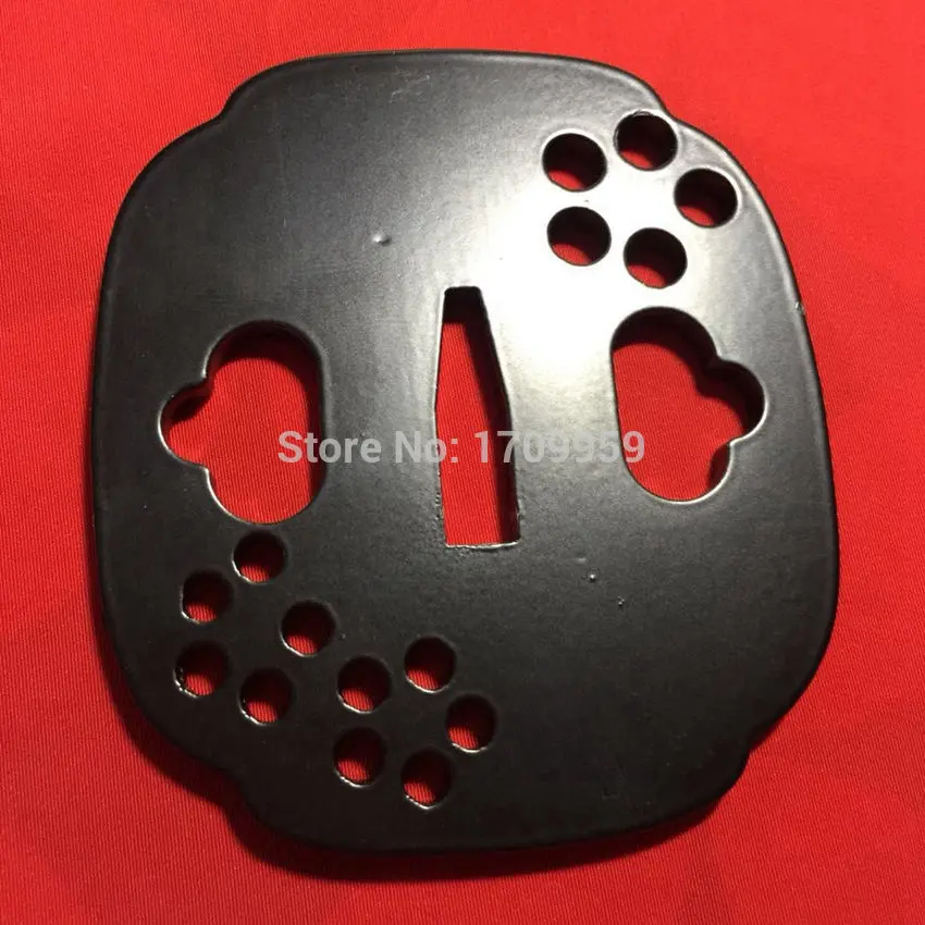 Хороший железный предохранитель Tsuba для японского самурайский меч катана нож Wakizashi ручной работы DIY аксессуар - Цвет: Style 2