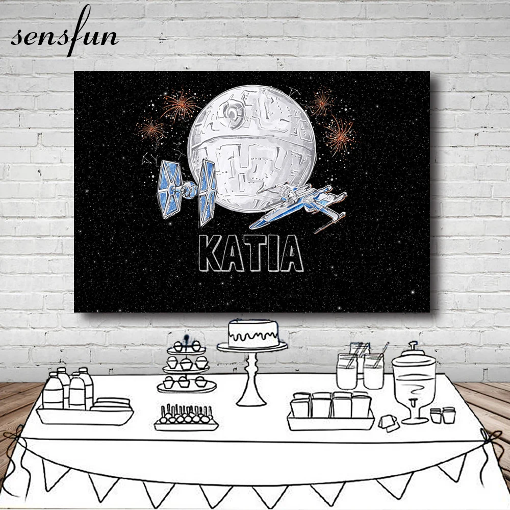Sensfun Вселенная Космос Планета земля фон фейерверк черный фоны для фотостудии