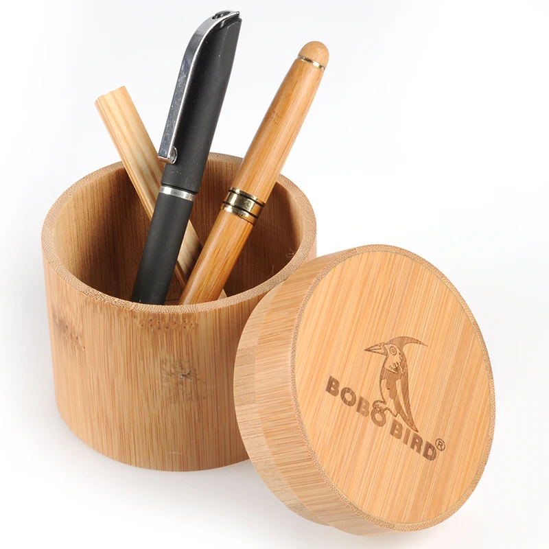 Круглая бамбуковая коробка для часов BOBO BIRD | Наручные часы