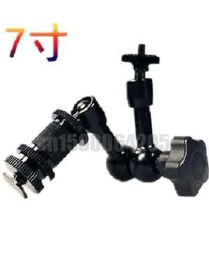 

7" inch Articulating Magic 1/4" Hot Shot Connector Arm for Camera LED Monitor