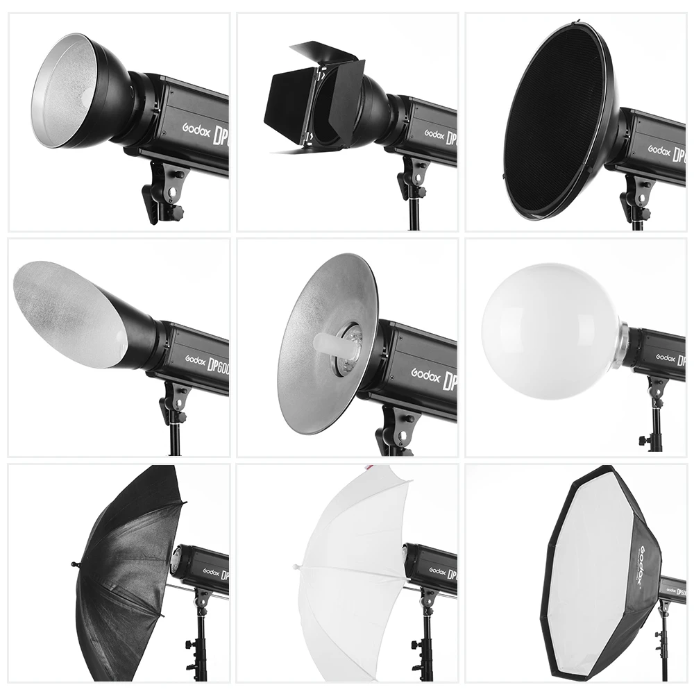 Godox DP1000II 1000W GN92 встроенный 2 4G Беспроводная система X студийная профессиональная