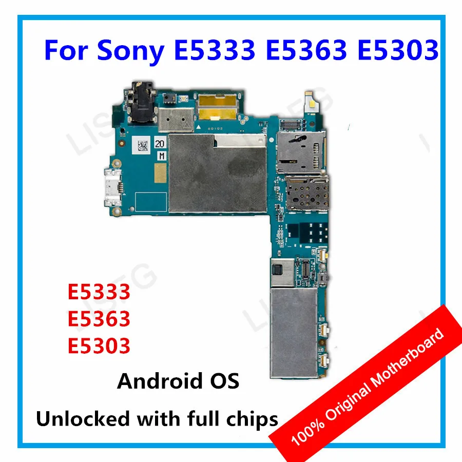 100% материнская плата для Sony Xperia C4 E5333 E5363 E5303 Android OS логическая SIM карта с полными