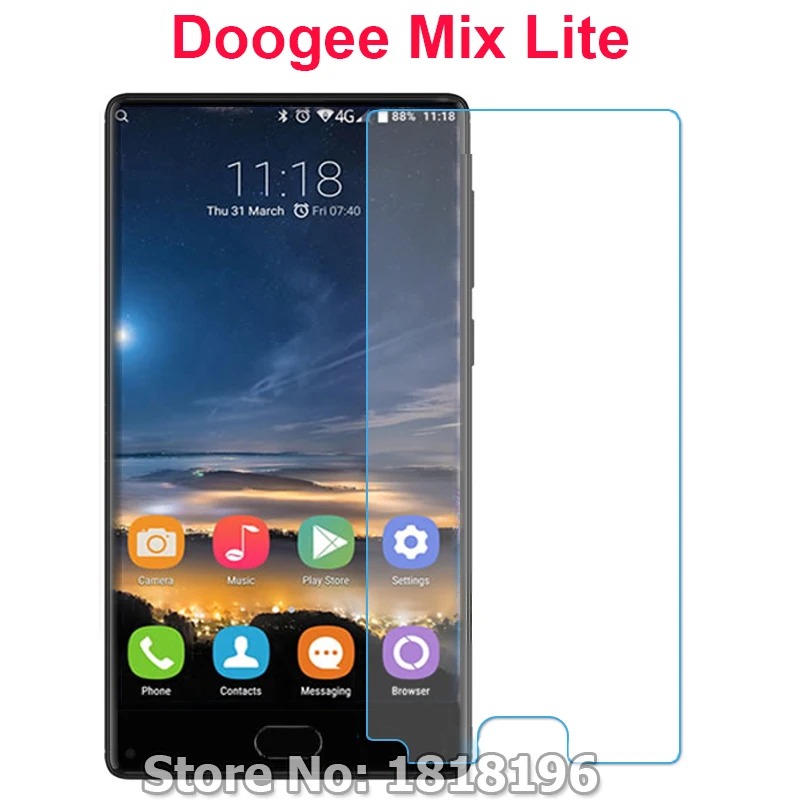 For DOOGEE Mix Lite 2 шт., стеклянный Чехол Для DOOGEE Mix Lite, закаленное стекло DOOGEE Mix 2, защита экрана смартфона, стекло Для DOOGEE Mix Lite, защитная пленка - Цвет: For DOOGEE Mix Lite