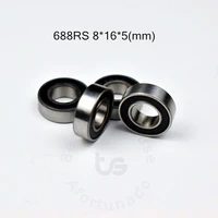 bearing 10 pieces 688rs 8165mm free shipping chrome steel rubber sealed high speed mechanical equipment parts