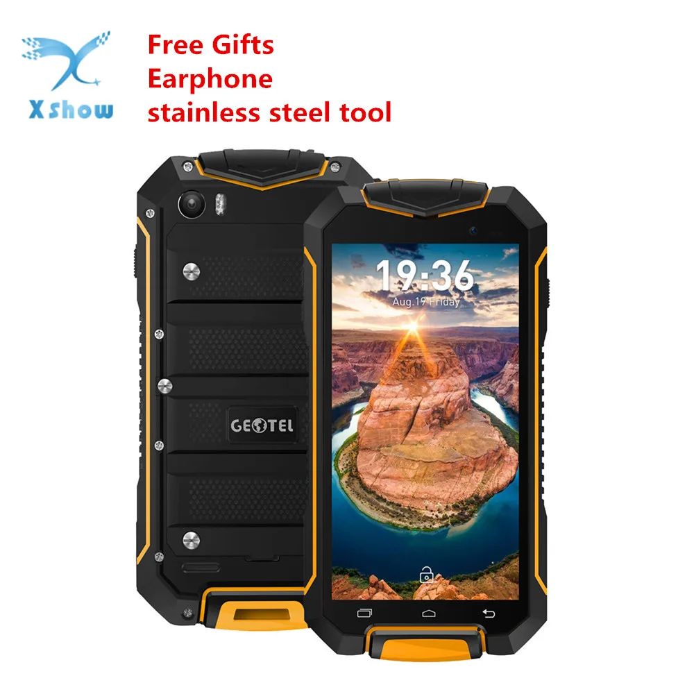 Geotel A1 tri доказательство смартфон с 3g телефон 4 5 дюйма MTK6580M Quad core Android 7 0 1 ГБ + 8 3400 мАч