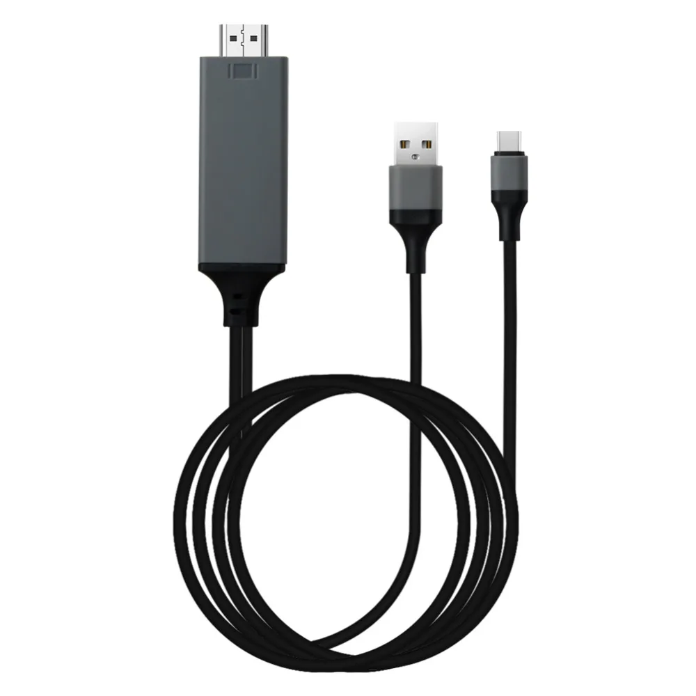 4K 1080P 3 в 1 HD tv MHL HDMI кабель для samsung Galaxy к проектору/ТВ 2 м HDMI type-C HD ТВ Кабель-адаптер