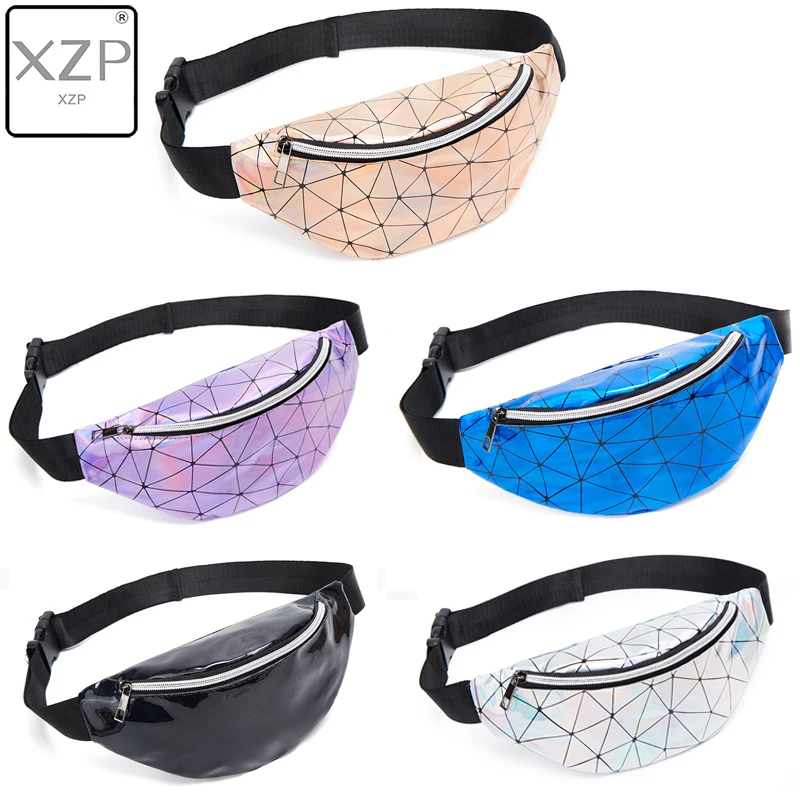 Поясная Сумка XZP для мужчин и женщин забавная голографическая Сумочка золотого