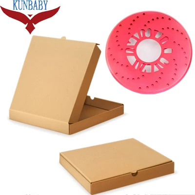 red with box KUNBABY 2 шт. Универсальный алюминиевый дисковый тормоз ротор гоночные Чехлы барабан светильник синий/темно-синий/золотой/черный/красный/серебристый - Название цвета: red with box