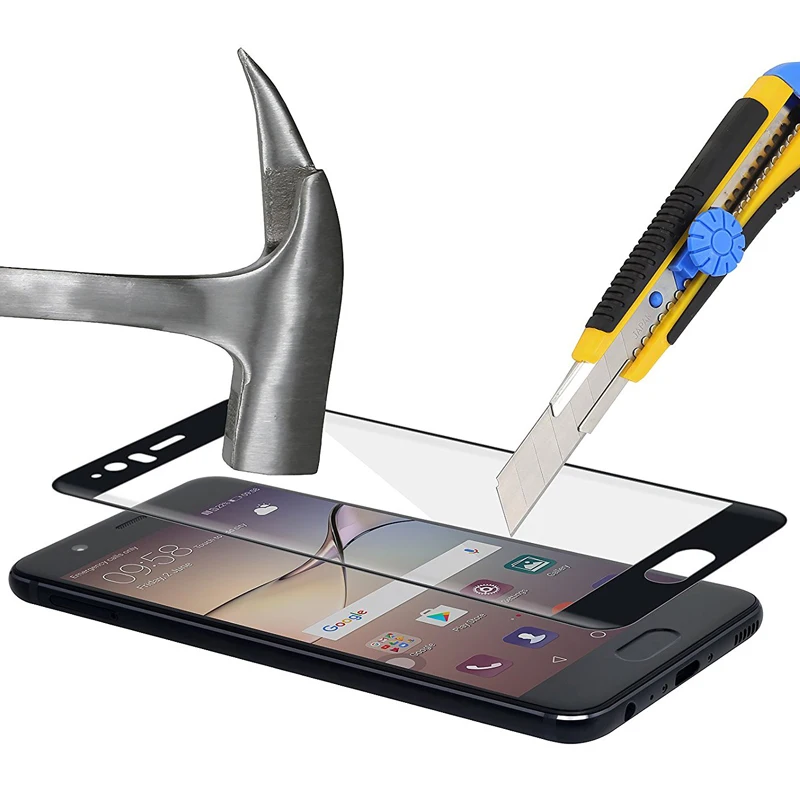 Закаленное стекло для huawei P10/P10 Lite/P10 Plus Full Film Cover screen Protector Pelicula de vidro Cristal Templado Verre