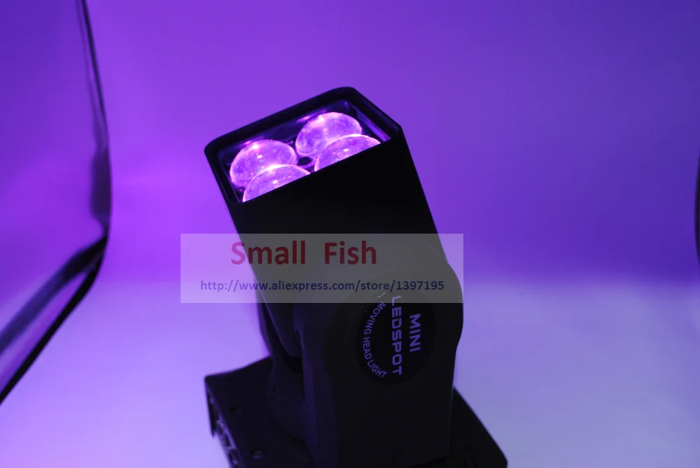 Распродажа 10xLot ZOOM Mini ADJ Inno карманный светодиодный прожсветильник RGBW с подвижной