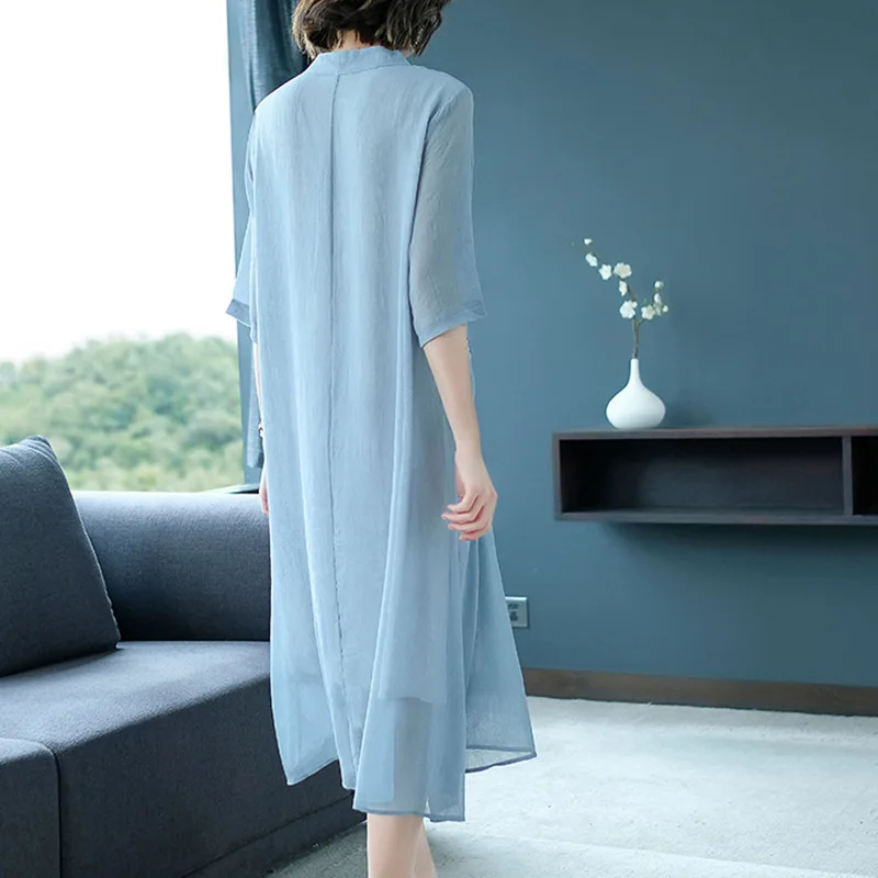 2020 китайское Элегантное летнее платье Короткое Ципао свадебное плюс женское