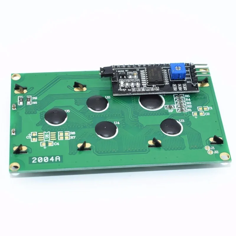 1 шт. ЖК-дисплей 2004 + 2c 20x4 2004A синий/зеленый экран HD44780 символ lcd/w IIC/I2C