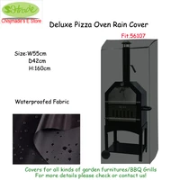 deluxe pizza oven raincoverw55xd42xh160cmfit 56107 black waterproofed durable coverpatio furniture coversparts free shipping