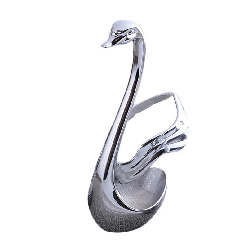 Подставка для хранения столовых приборов лебедь вилка ложка посуда кухонные