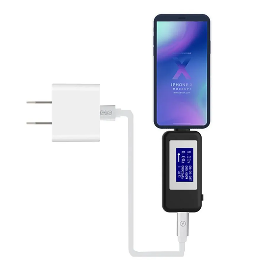 10 шт./лот DC USB тестер тока 4-30 в измеритель напряжения времени Амперметр цифровой