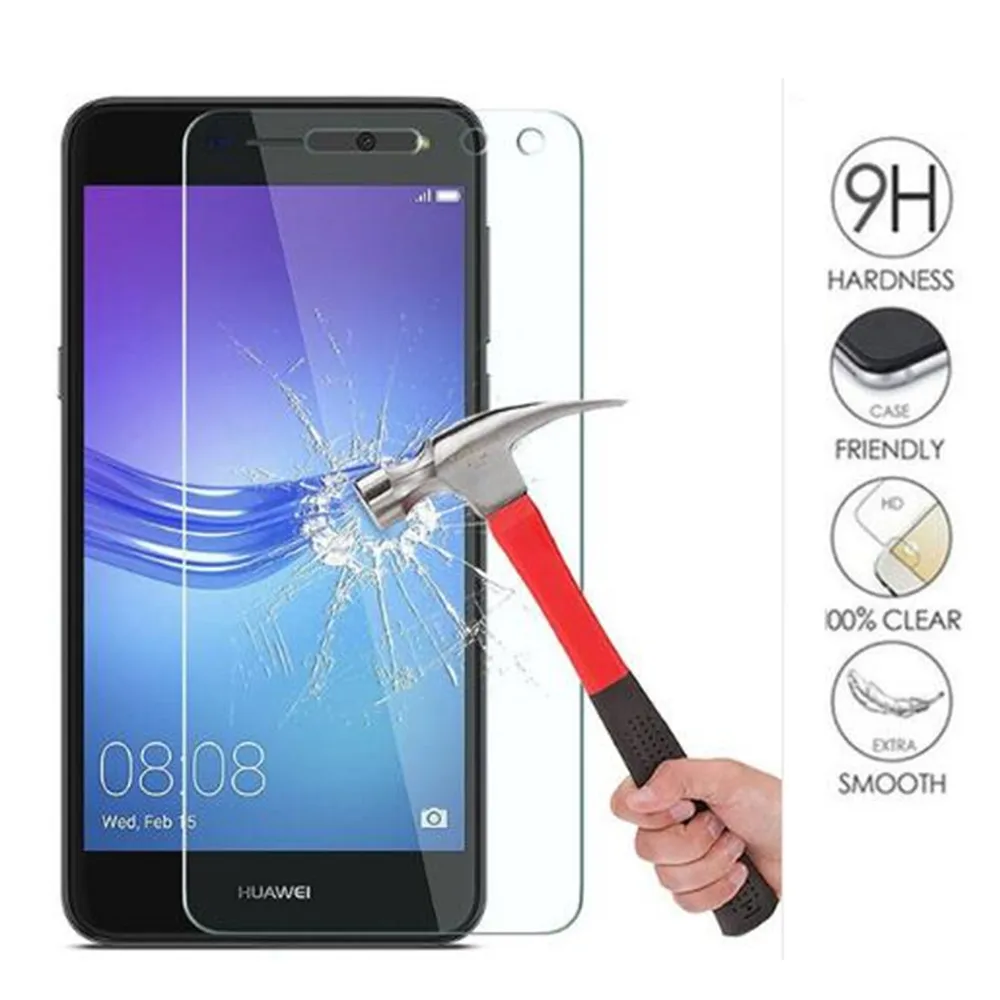 

Huawei Y6 2017 MYA L11 L41 Screen Protector Tempered Glass For Huawei Y5 2017 Glass 9H Explosion-proof Anti-scratch Phone Film