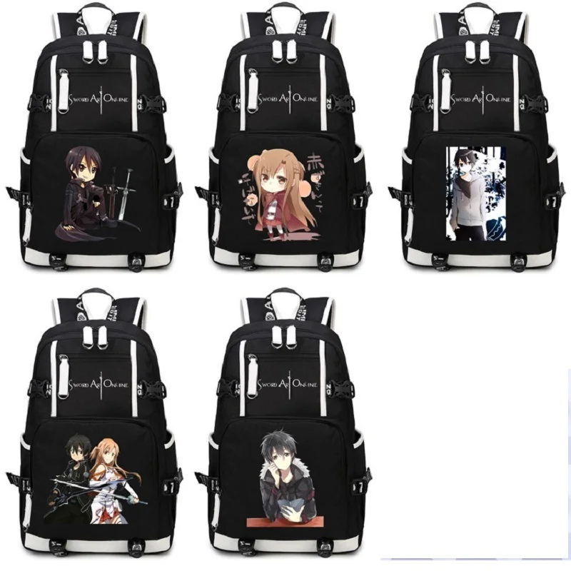 Аниме Sword Art Online рюкзак (SAO) Арка призрачная пуля (ggo) унисекс нейлон большая емкость