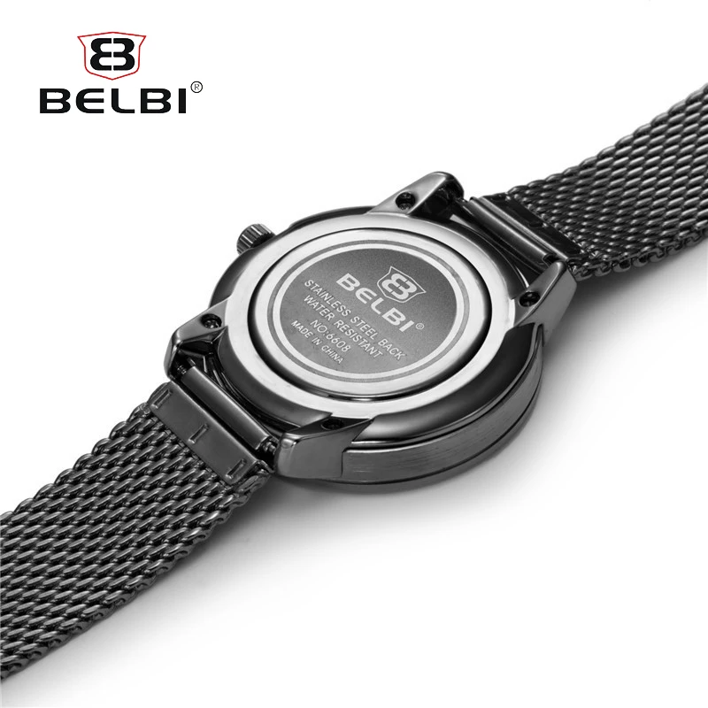 Belbi пара наручные часы Любовь Элегантный ААА кварц мужской женский подарок Китай