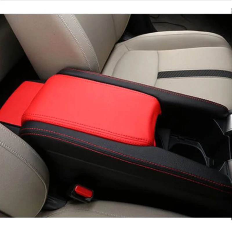

3pcs/set Auto accessories PU Leather Center Armrest Box Surface Case Cover Trim For Honda Civic 2016 2017 Car-Styling Covers