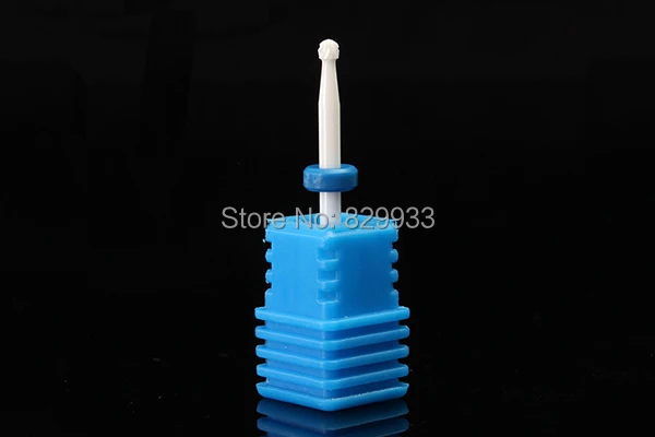 1PC Medium White Ceramic Nail Drill Bits Art Salon Chiropody Podiatry Manicure Pedicure Cuticle Clean Polisher Tools | Красота и