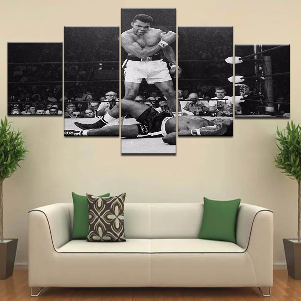 

Sports in American life: a history 5 Panel HD Print wall posters Canvas Art Painting For home living room decoration