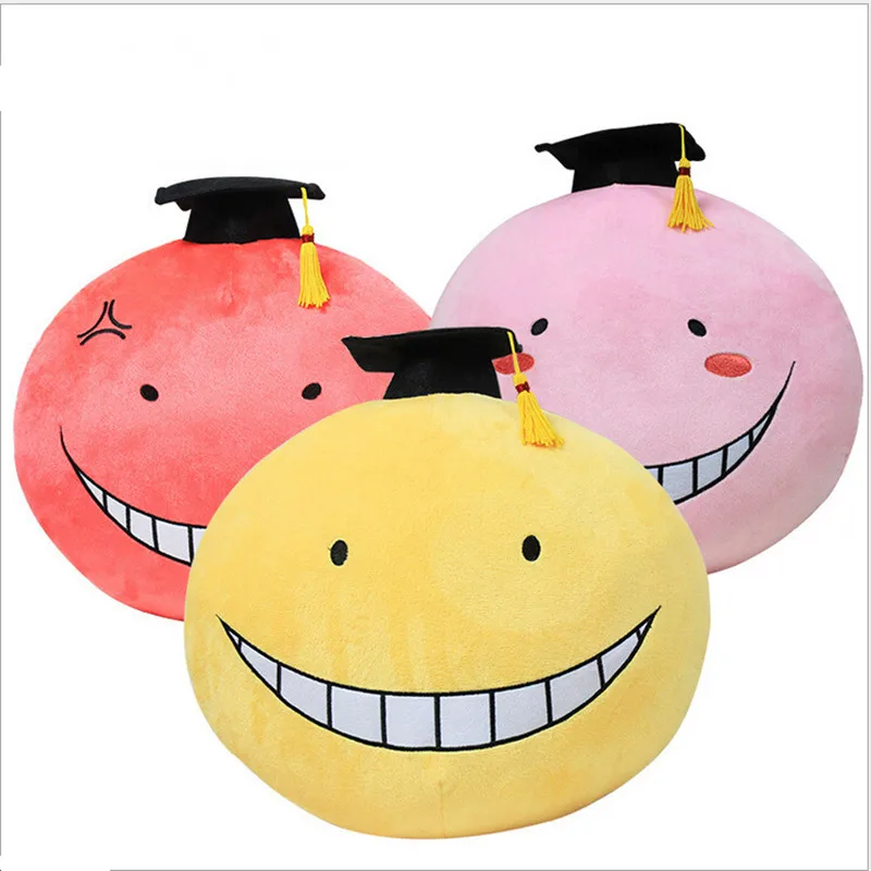 Аниме Korosensei круговой Поддержи Короткие Плюшевые ботинки Подушка убийство классная дети подарок игрушки для детей 30 см