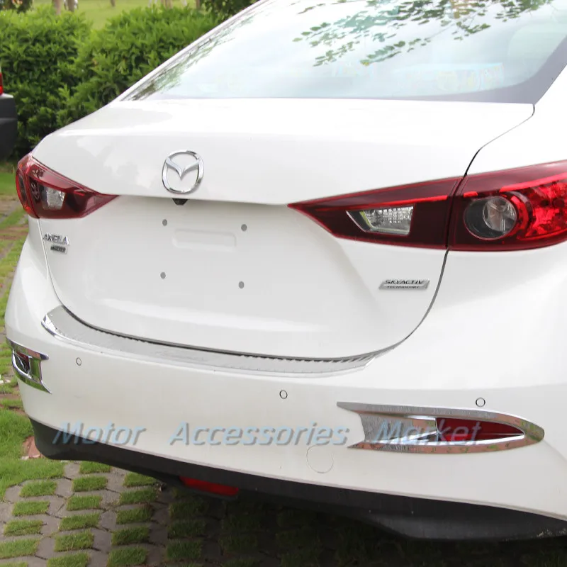 Новинка хромированная задняя противотуманная светильник ободок отделка для Mazda 3