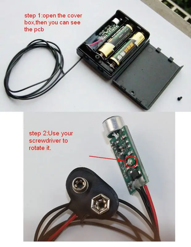 10 шт./партия FM трансмиттер с микрофоном 3 В 50 м 240 часов|battery mold|battery operated strapping