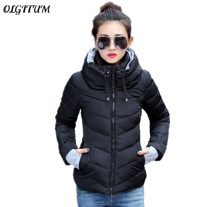 

2019 New women plus size long sleeve warm light down padded winter jacket women parkas for women winter coat fashion jacket