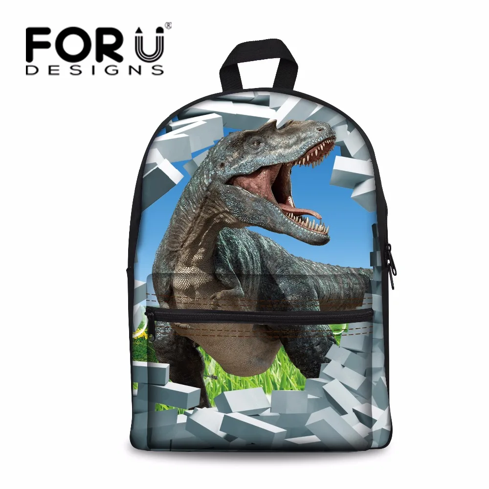 FORUDESIGNS классный Детский рюкзак с динозавром для маленьких мальчиков уникальный