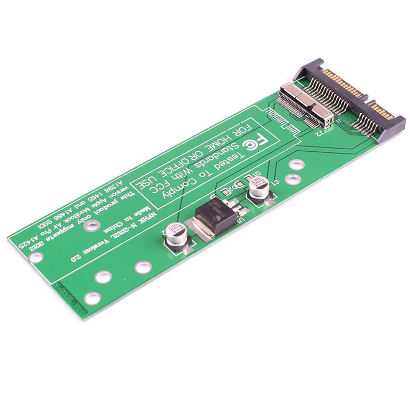 Адаптер для SSD слота A1466 A1465 7 + 17 Pin на 22Pin SATA|sata to ide converter|sata power convertersata pata converter |
