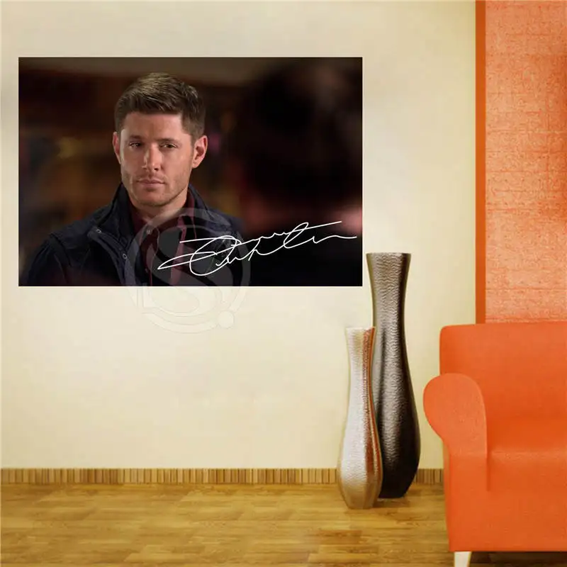 W620F64 необычная картина из сверхнатурального холста jensen ackles настенный постер