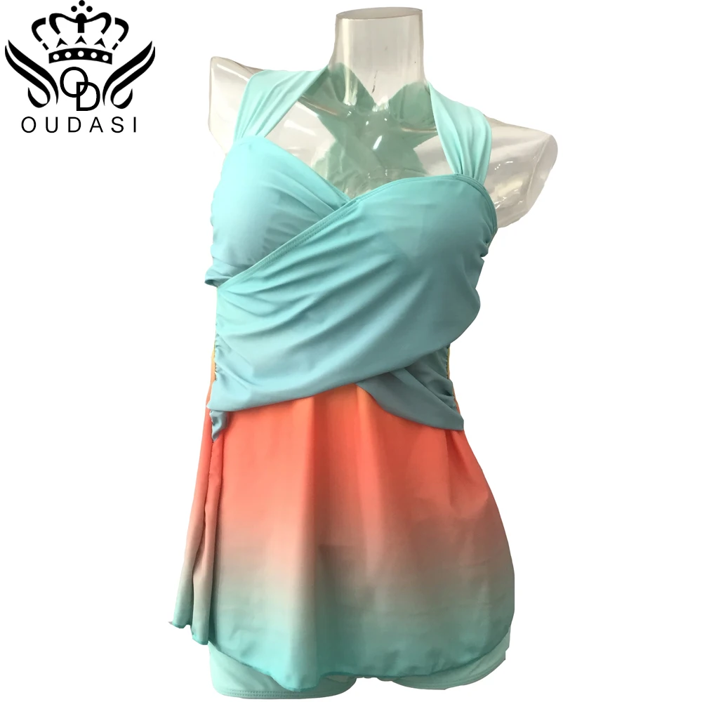 Сексуальное Новое поступление Купальники женские большие размеры два предмета